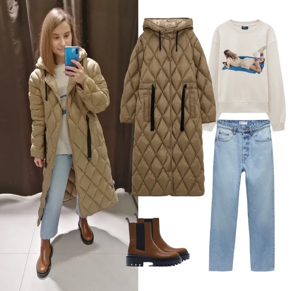 DOWN PUFFER COAT - Picture 7 of 13